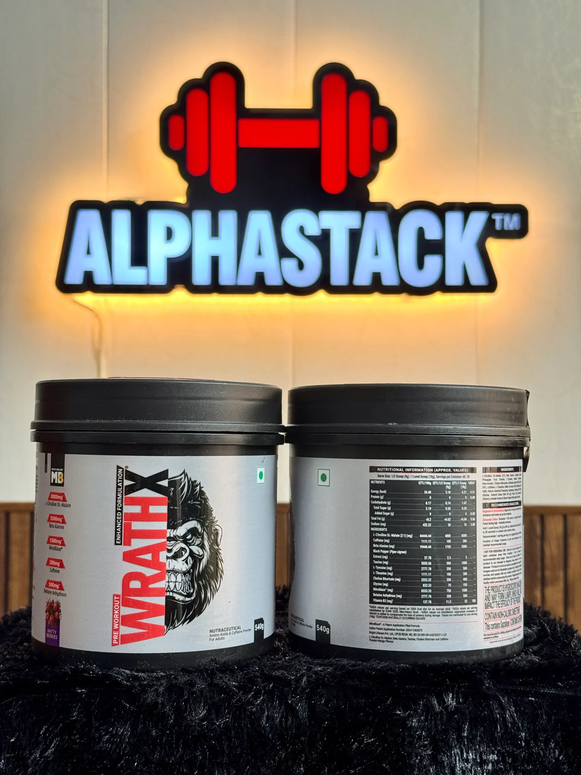 MuscleBlaze WrathX Pre-Workout